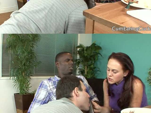 Lustful young wife interracial cuckold sex video