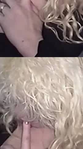 Bored MILF Masturbating in the Car