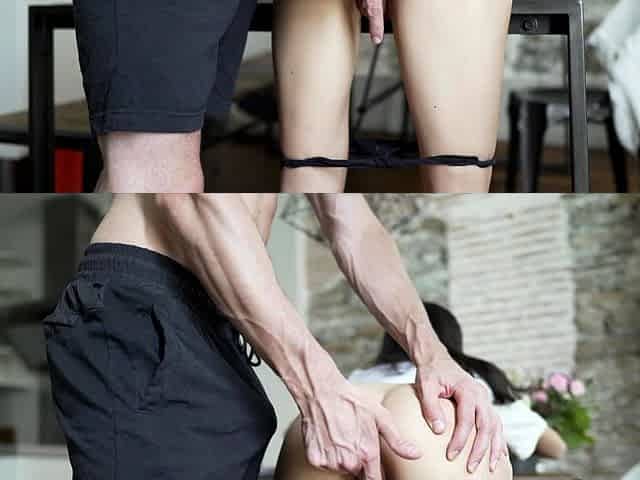 Amateur Asian does doggystyle with boyfriend