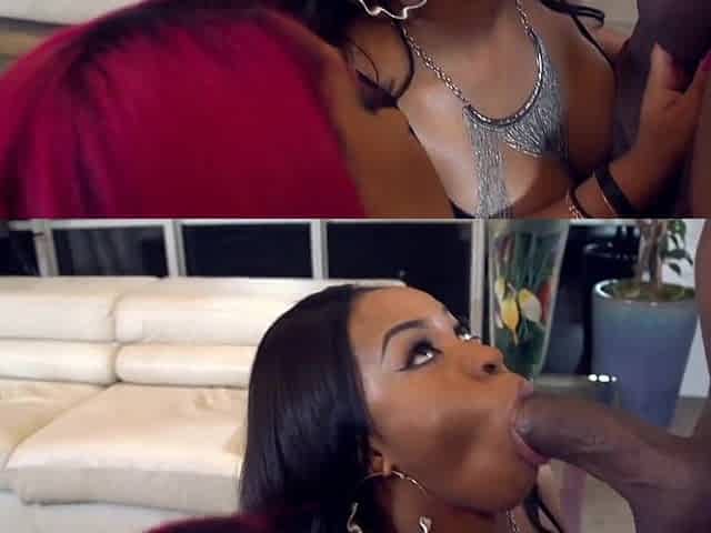 Round Tan Line Black Ass 3some Pounding