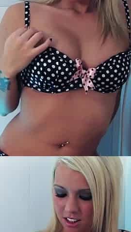 Hot Blonde Teen Robin Truelove Plays with Swinger Couple in the Gloryhole