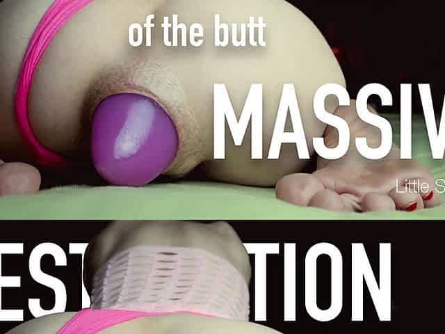 Huge Toys in My Little Ass
