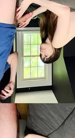 Hot amateur teen blowjob and facial HD video
