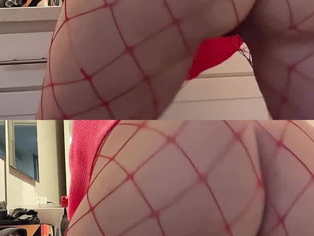 Italian Big Tits MILF Artemisia Love Making Her Juicy Boobs Bounce Wearing a Fishnet