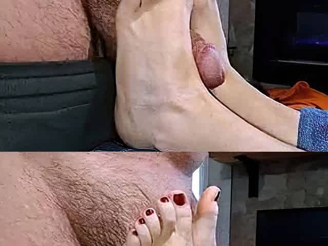 I fuck her feet while she sits back and ignores me some