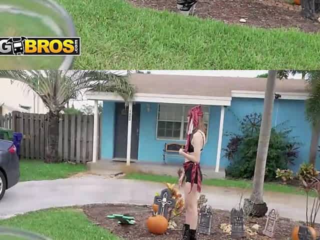 BANGBROS - Alicia Williams Joins The Bus In Her Pirate Dress And Gets Drilled In Each Position