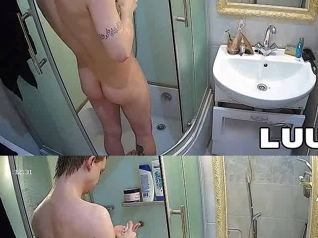 LUUV. Quick shower before having sex on camera