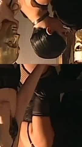 Silvia Lancome and Two Masked Men: Threesome in the Brothel