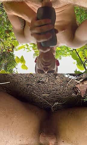 Stroker Makes My Large Jock Cum So Hard During the time that Hiking