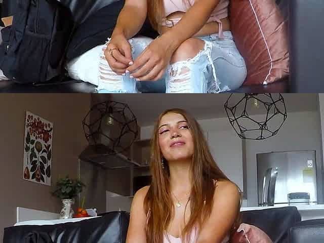 I filmed this cute BIG TITS LATINA COLLEGE GIRL