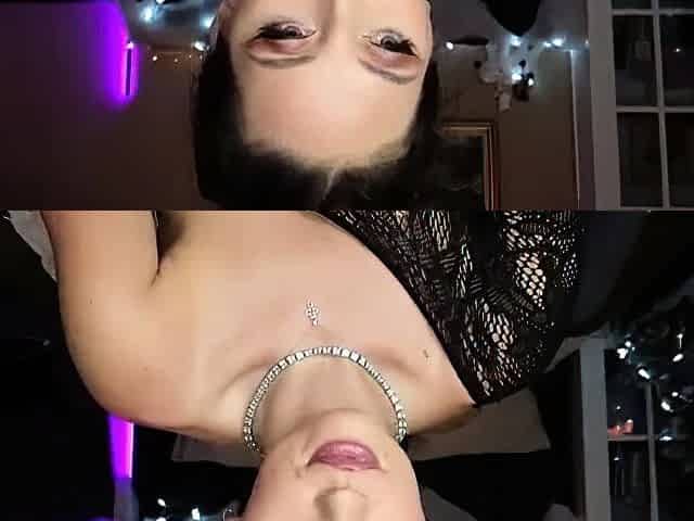 Brunette solo darling masturbating at home