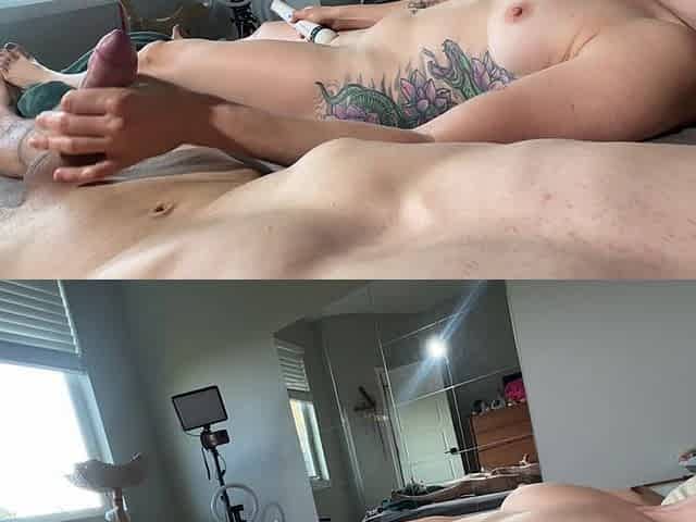 Rough Cum Inside, Sharing Bed with My Stepsis Boyfriend