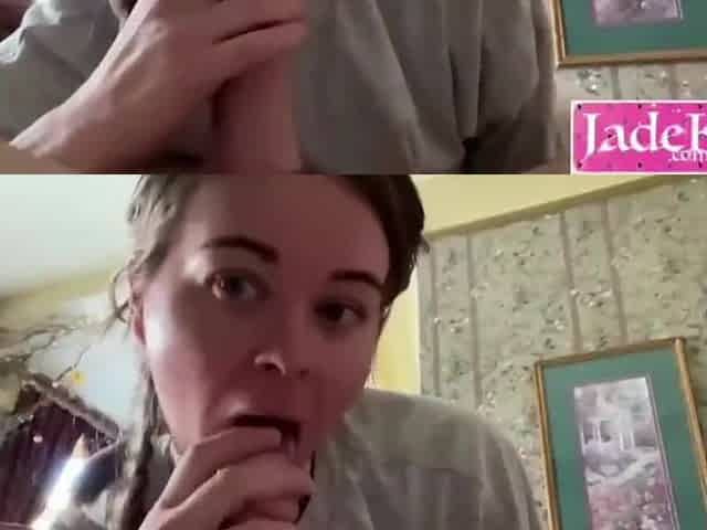 This guy Finishes Inside Her Mouth Sloppiest Deepthroat U've Ever Seen