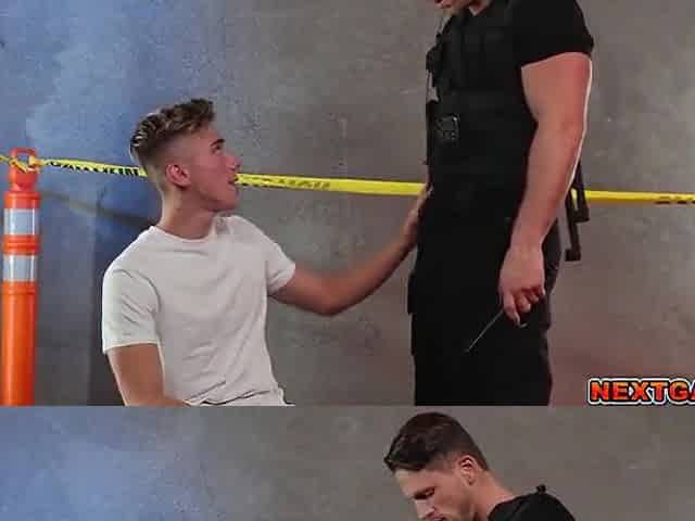 Carter Delrey And Roman Todd - Officer Caught Jerking Off In His Car
