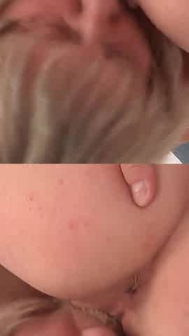 Redhead Gets Fucked by Blonde Rocker! the Old Man Takes Me Doggy!