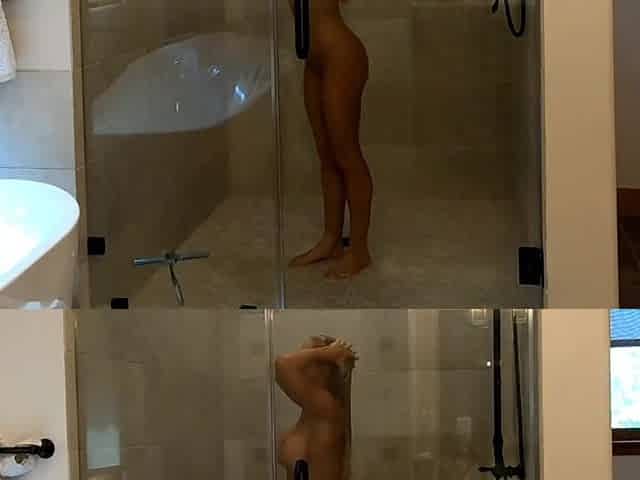 Perving On My Ally's Wife In The Shower And This babe Wanted Shlong