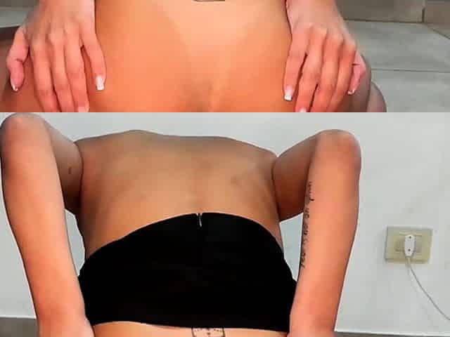 Young amateur teen in solo masturbation getting kinky