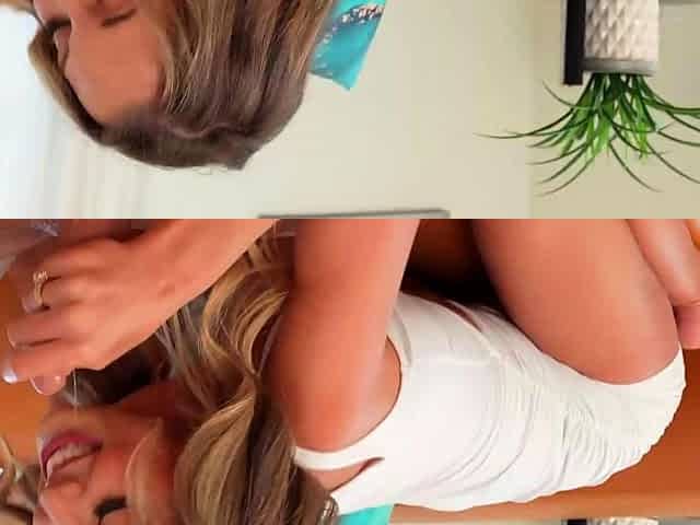 My wifey is a xxx MILF with smallish knockers - porn!