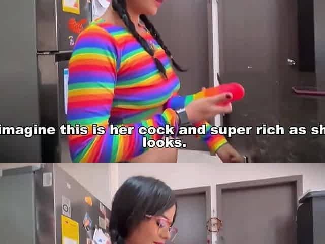 I'm in love with my stepdad and that guy catches me masturbating so I come to a conclusion to bang him.
