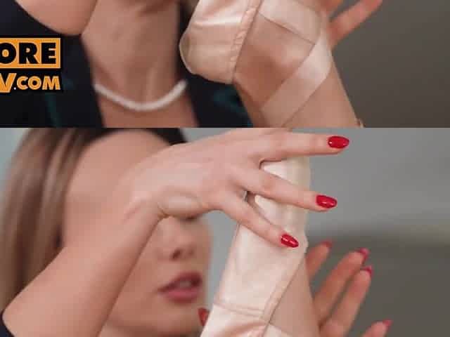 Slim Girl Lia Lin and Hawt mother I'd like to fuck Karina King Work Your Schlong all Over