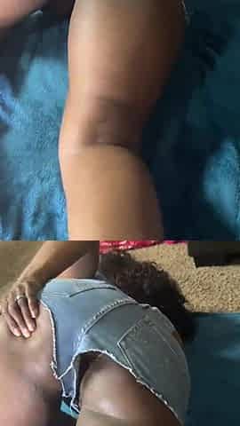 Ebony Wife Trying To Be Cute