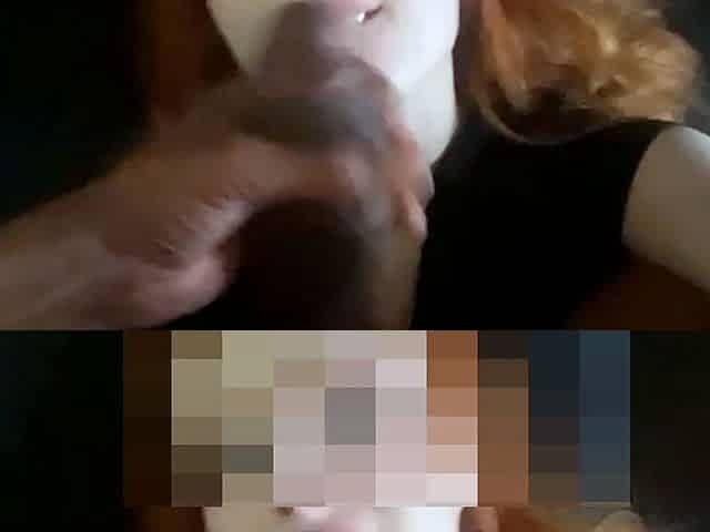 Blond slut fucks and sucks big cock to get a facial cumshot