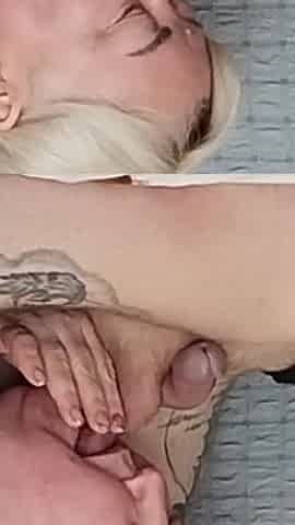 Mother-in-law Gives a Long and High-quality Blowjob Before My Cumshot