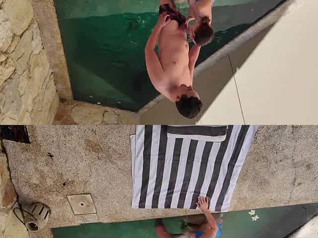 defonce moi la chatte dans la piscine