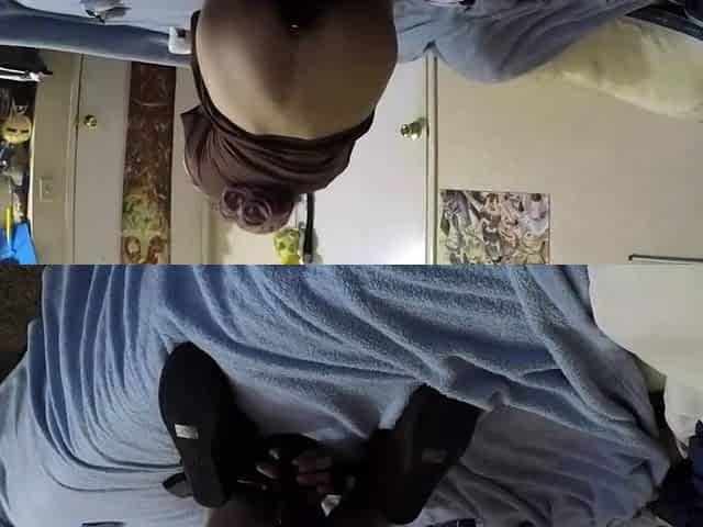 Blonde amateur milf does anal on pov camera 11