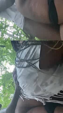 Busting that nut on my buns in nature