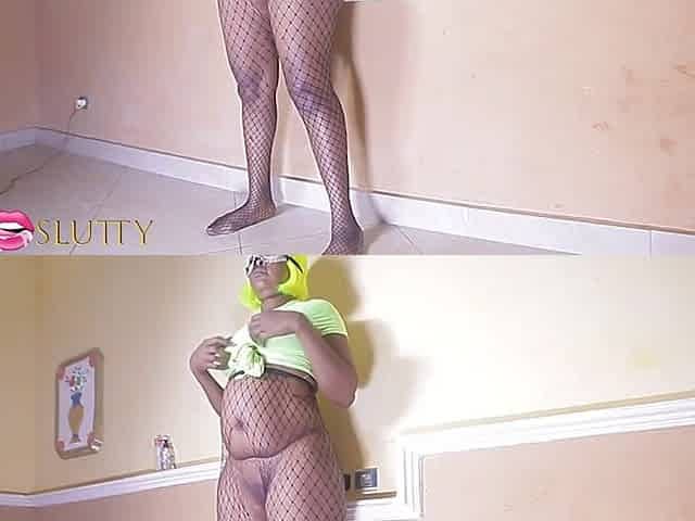 This large black gal masturbates - Part 4