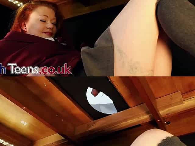 Cute Redhead Gets OVERSPREAD In Anonymous Cum