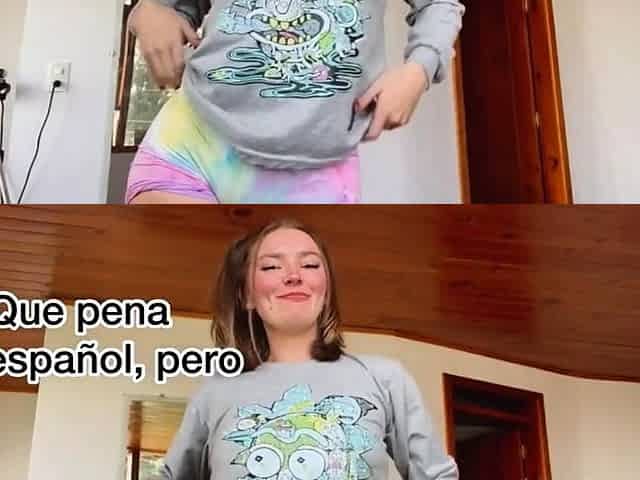 Spanish JOI with a Big Ass Gringa Blonde