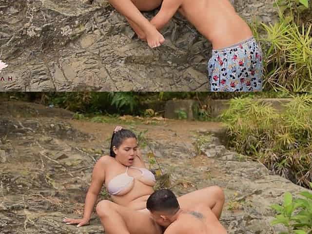 I Get Lost in the River with a Stranger to Have Intense Sex Outdoors - Savannah Watson