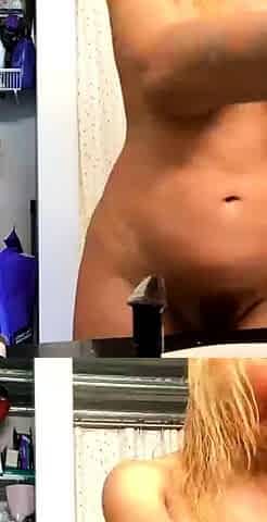 Amateur blond girl with big boobs getting fucked