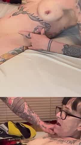 Daddy Fills All My Holes I Get His Warm Cum on My Ass