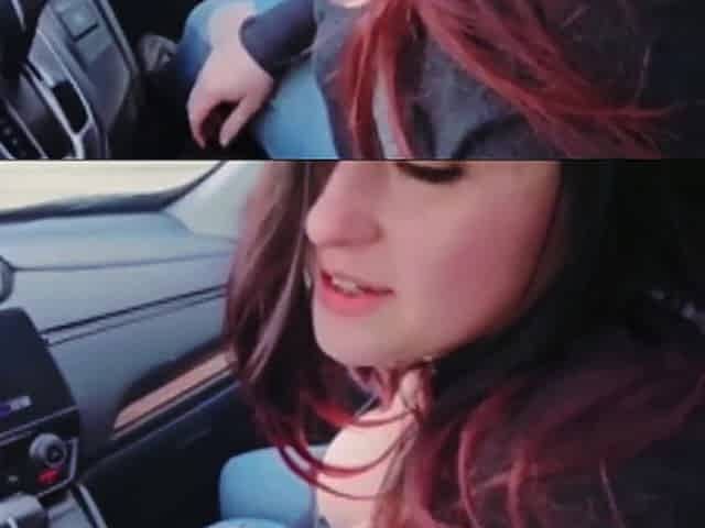 Smoking Blowjob in Car After the First Date