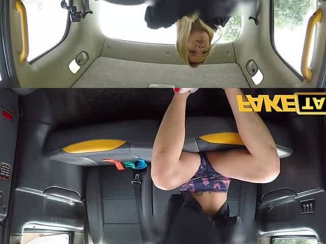 FAKE TAXI: AMERICAN BLONDE SOPHIA GRACE'S TIGHT ASS