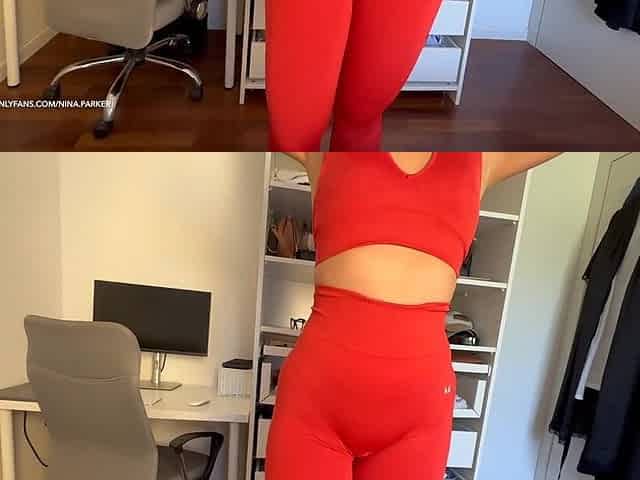 Can't stop cumming on my leggings