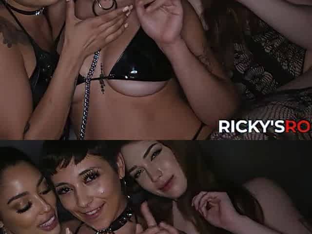 RiCKYS ROOM - Awesome Fetish Foursome With Vanessa Sky, Brooklyn Gray and Evelyn Claire