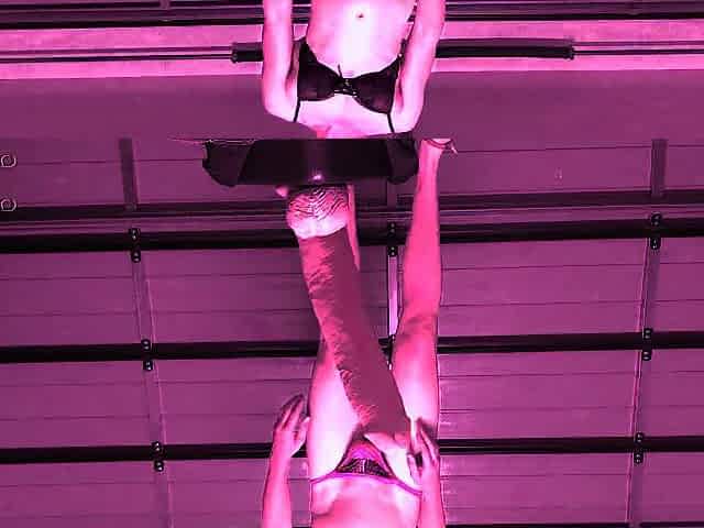 Sissy rides sextoy