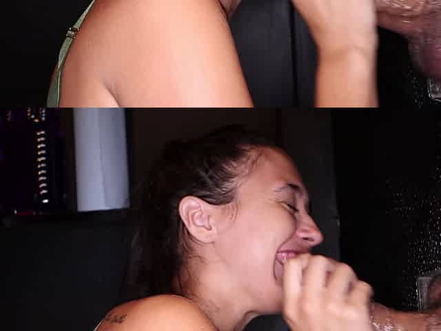 Hot brunette Mckenzie Ford in action, taking down loads of cum