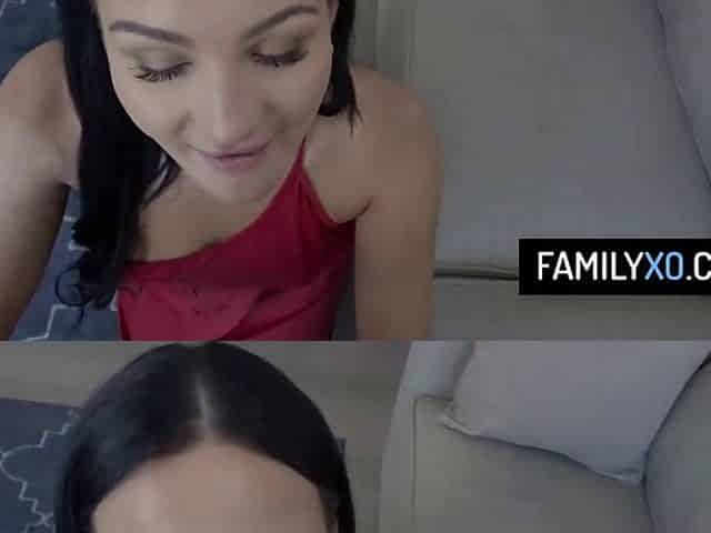 Perv stepdad bangs his large butt stepdaughter out of jo-bag