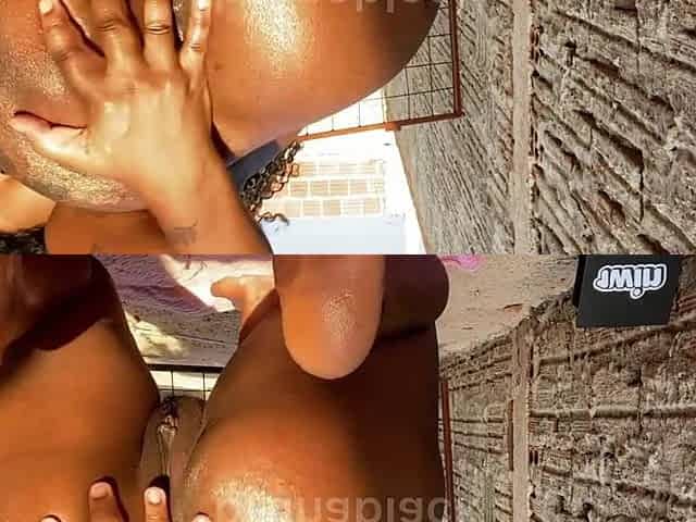 Wicked youthful ebony hotty enjoying a worthwhile time