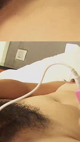 Nuna gently masturbates with toys to make her hot pussy enjoy