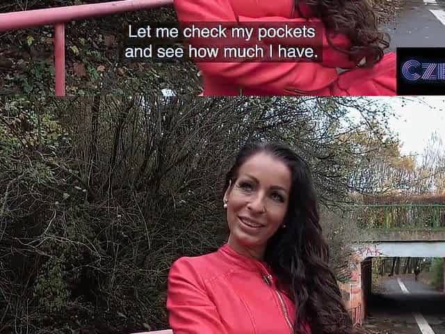 CZECHXXX - Genuine Czech mother I'd like to fuck Widens her Legs for a Stranger Large Chunky Jock