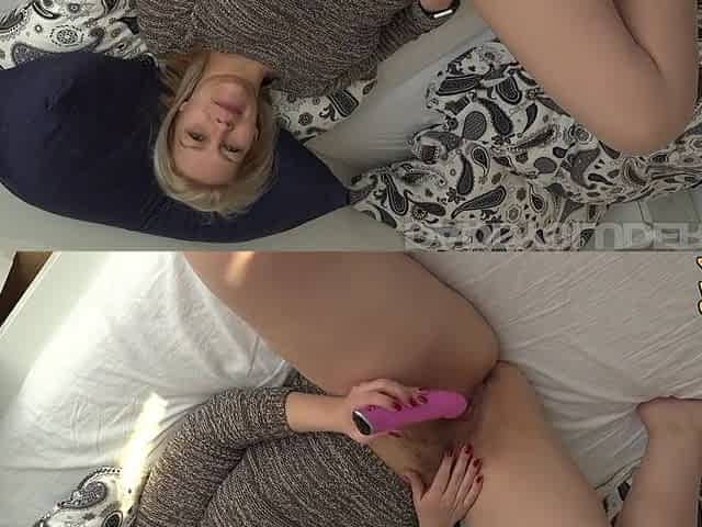Kathrin Alone At Home