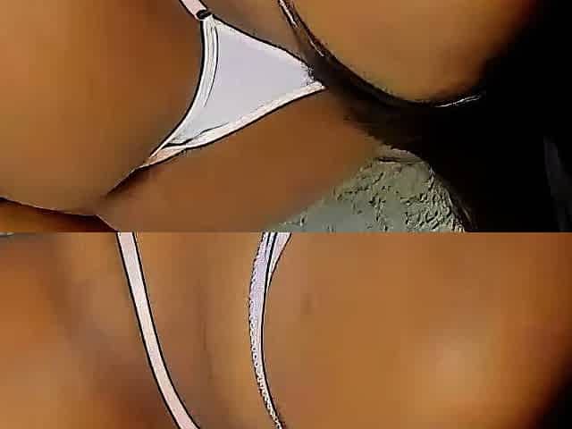 Amanda Black and Honey Demon ass finger on boat trip