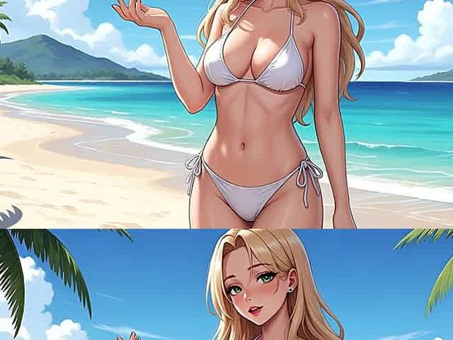Caribbean Valentine Getaway, Anime Hentai POV