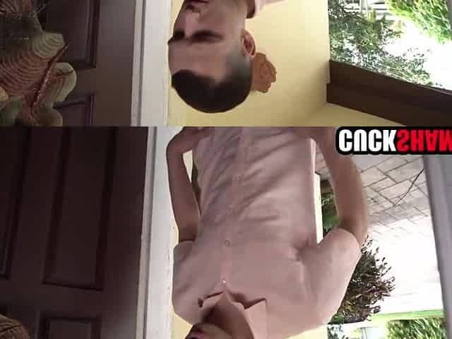 Cuckold hubby watching wife bang stepson's boyfrend